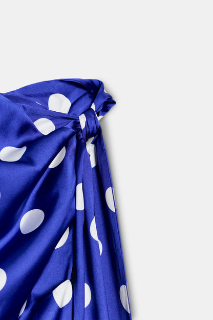 TOP À POIS ET NŒUD